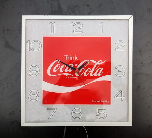 Coca cola uhr wanduhr werbeuhr - coca,