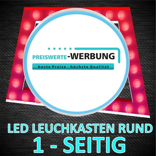 Led werbung rund seitig 60cm - werbung,